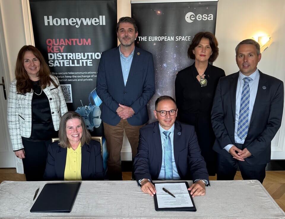 QKDSat Esa Honeywell
