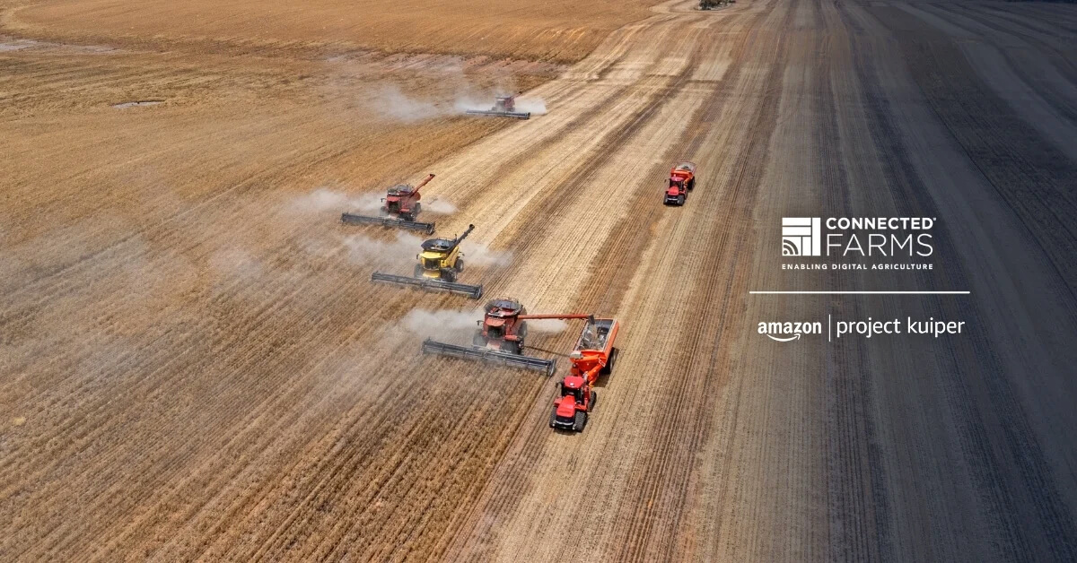 Amazon porta Kuiper nei campi: siglato accordo con Connected Farms